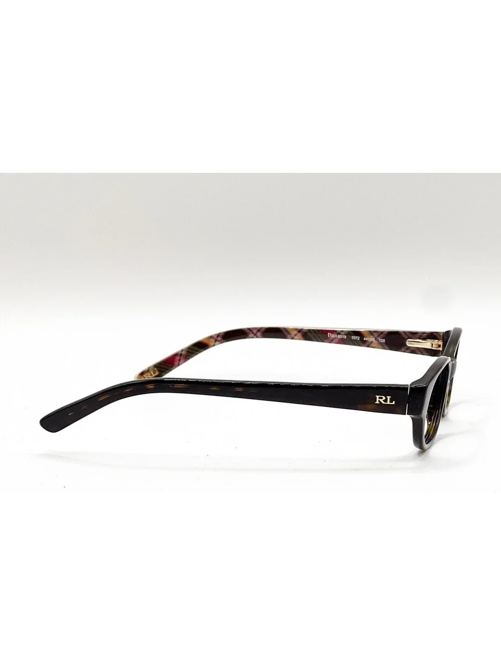 Ralph Lauren Polo 8519 1072 Tortoise Tartan Oval Authentic Eyeglass Frames 44-15